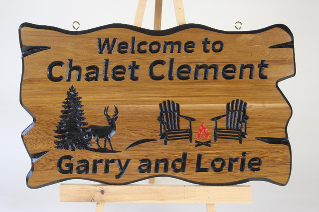 Custom Carved Select Cedar or Fir Wood Signs:  Kitchener in Outdoor Décor in Kitchener / Waterloo - Image 2