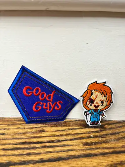 Child’s play Iron on Patches featuring Chucky, View more