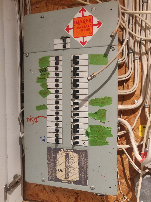 Commander 100 Amp Breaker Panel in Electrical in Mississauga / Peel Region