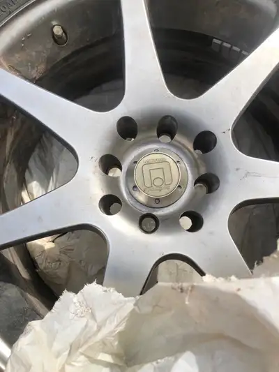 All season tires and rims. 4 available. ($60 each) If ad is up, then still available. Call 416-825-6...