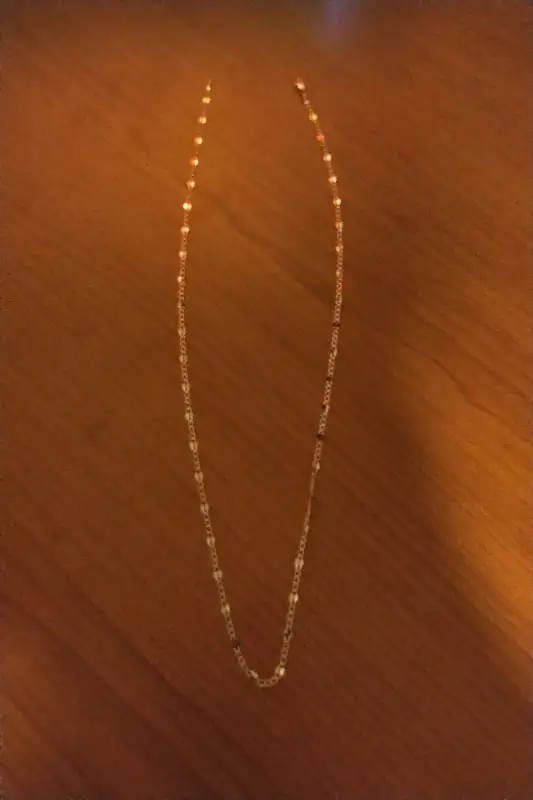 14kt Necklace 2 tone 2mm63234833060609123