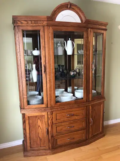 Oak Display Cabinet, View more