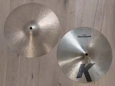 13'' Zildjian A Custom Mastersound hi hats-$290 13'' Zildjian K/Z Special hi hats-$390 13'' Zildjian...