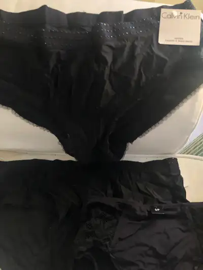 2 NWT Calvin Klein hipster & 1 NWT LA Senza high rise S panties, View more