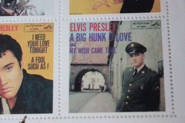 1993 Elvis Stamps Full Sheet _VIEW OTHER ADS_ in Arts & Collectibles in Kitchener / Waterloo - Image 2