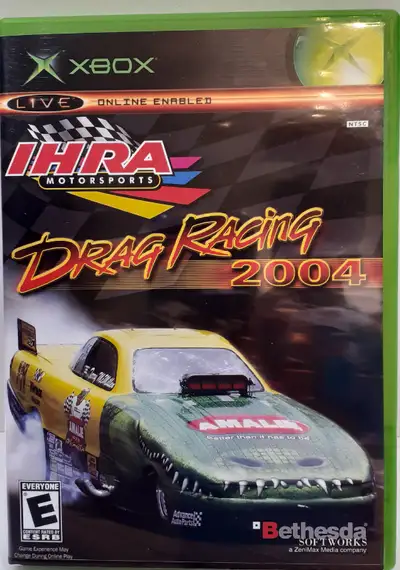 IHRA Drag Racing 2004 (Microsoft Xbox, 2004) The box is opened but very little use, maybe an hour so...