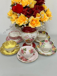 Multiple Paragon Tea cups and saucers 