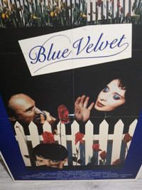 Vintage Blue Velvet Movie Poster