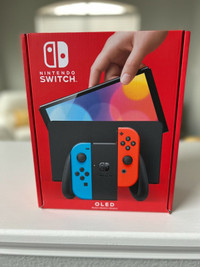 Brand New Nintendo Switch Oled -Neon + WARRANTY 1 YEAR