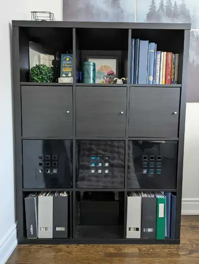 Ikea Kallax - Black Brown, View more