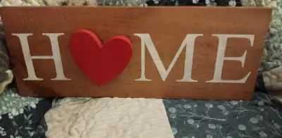 Wood Home Sign , View more