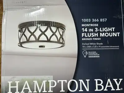Hampton Bay Flush Mount, View more