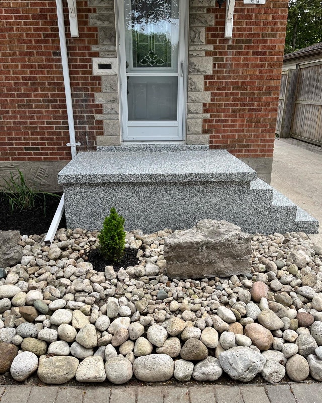 Concrete, concrete repairs, overlays, epoxy & parging Brick, Masonry