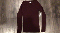 NEW LIGHTWEIGHT RIBBED SWEATER- XS