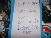 Opee-Chee 2001-02 hockey cards
