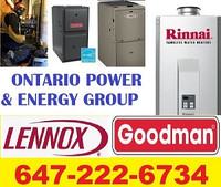 HEAT PUMPS, FURNACE, TANKLESS WATER HEATERS REBATE UP TO $8400 O