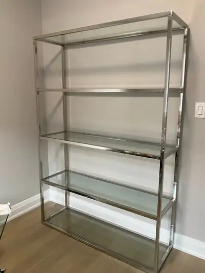 Glass and Chrome Shelves , View more