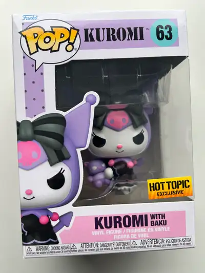 Funko Pop Hello Kitty and friends Kuromi with Baku, View more