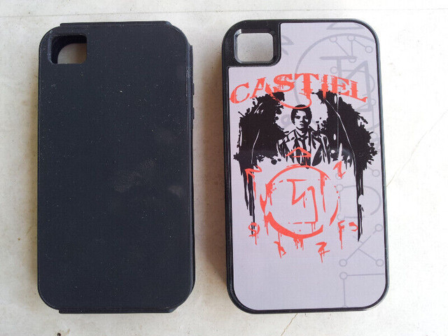 SUPERNATURAL CASTIEL IPHONE 4 COVER in Cell Phone Accessories in Kelowna - Image 4