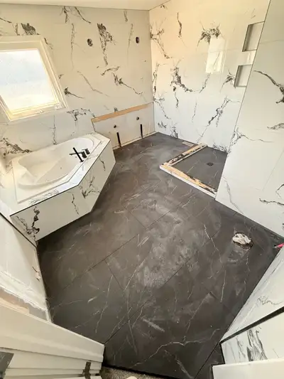 Professional tile and brick installation services available for kitchens, bathrooms, backsplashes, s...
