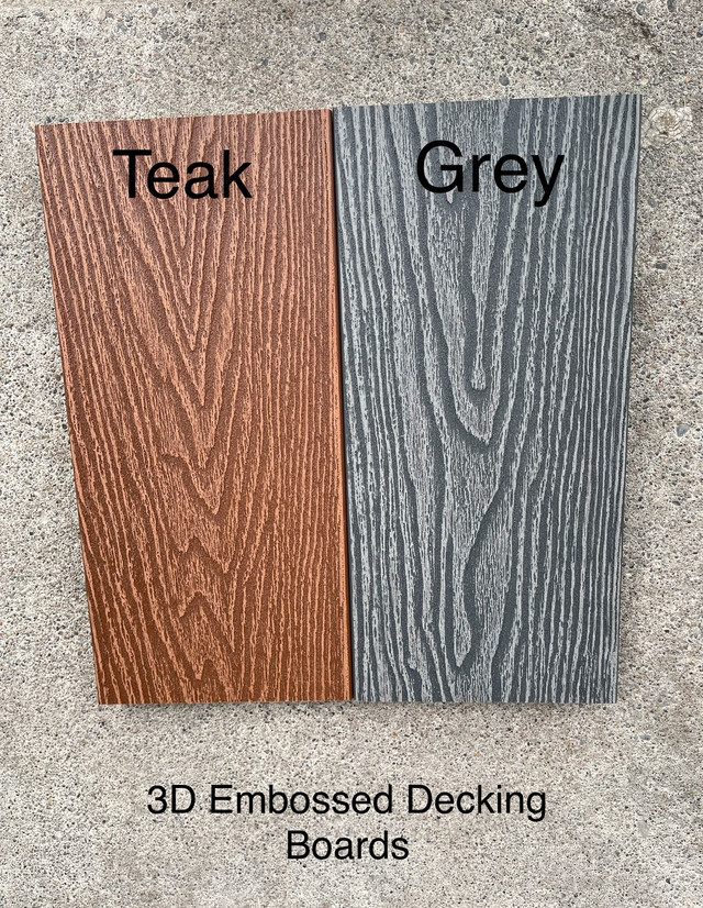 ** SALE**High Quality WPC 3D Embossed Composite Deck Boards in Decks & Fences in City of Toronto - Image 4
