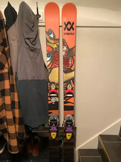 Völkl Revolt 95s with Look pivot 15’s, View more