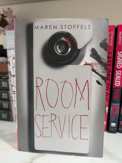 I have for sale a Gently Used Room Service Softcover Book Maren Stoffels!!! If you have any question...