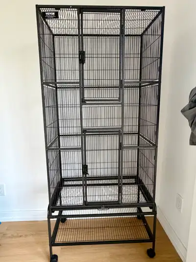 VEVOR 69" Rolling Metal Small Animal Cage 4-Tier (Disassembled), View more