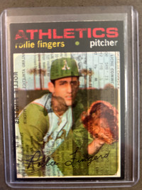 Rollie Fingers Two Sided Print Error Card