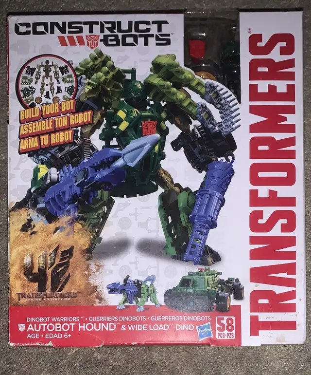 Hasbro Transformers Construct Bots Hound & Wide Load in Toys & Games in Oshawa / Durham Region - Image 2