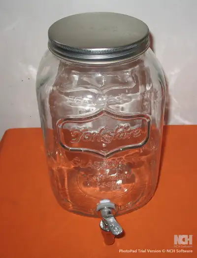 Vintage Yorkshire Glassware Large Tea Water Jug With Spigot, View more