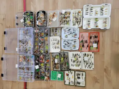 Lot de mouches à saumon , View more