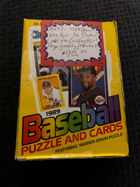1989 Donruss WAX BOX 36 Packs GRIFFEY RC Baseball Booth 263