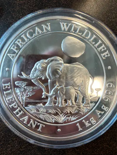SILVER COIN 1 kg, African Wildlife, 2011
