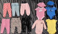 Baby Girl clothing lot size 3-6 months