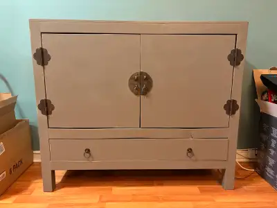 Grey cabinet / tv stand / buffet / sideboard, View more
