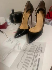 Christian Louboutin size 38 1/2. Comes with receipt and dust bag