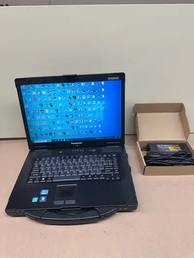 Refurbished Panasonic toughbook with brand new 2TB SSD drive and 16 gig ram with i5 processor with c...