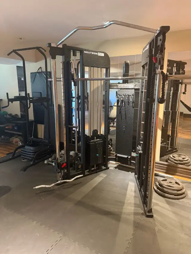 smith machine and whole gym