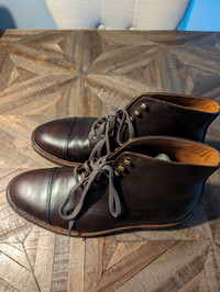 11.5 D Grant Stone Cap-Toe Boots