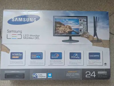 Selling a Samsung 24-inch LED monitor, perfect for everyday use with its 1080p Full HD resolution an...