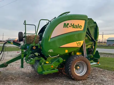 V6 750 Mchale baler 4x5 round baler 15 knife Drop floor