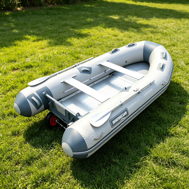 12 ft inflatable fishing boat suitable for family use in Fishing, Camping & Outdoors in Thunder Bay - Image 6
