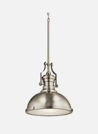 Kichler Satin Nickel LED Hanging Pendant Light, View more