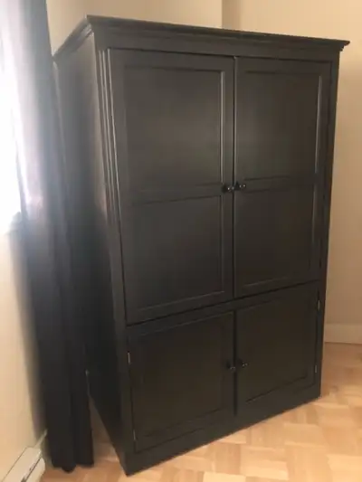 Armoire de rangement noire - Nadeau, View more