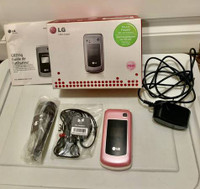 LG GB-255G Flip Cell Phone Pink