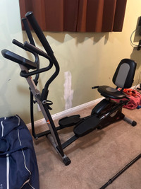 Pro-Form Elliptical and Recumbent Bike Combo