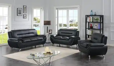 Canapé Randy 3+2+1 en cuir de renard pur à vendre, View more