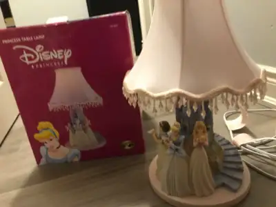 Beautiful lamp for a little girl who loves the Disney princesses. No longer available in retail stor...
