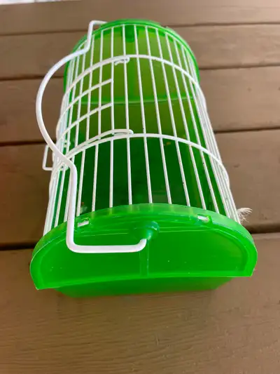 Small cage good to transport birds or small pets. I have 2 of them $10 each